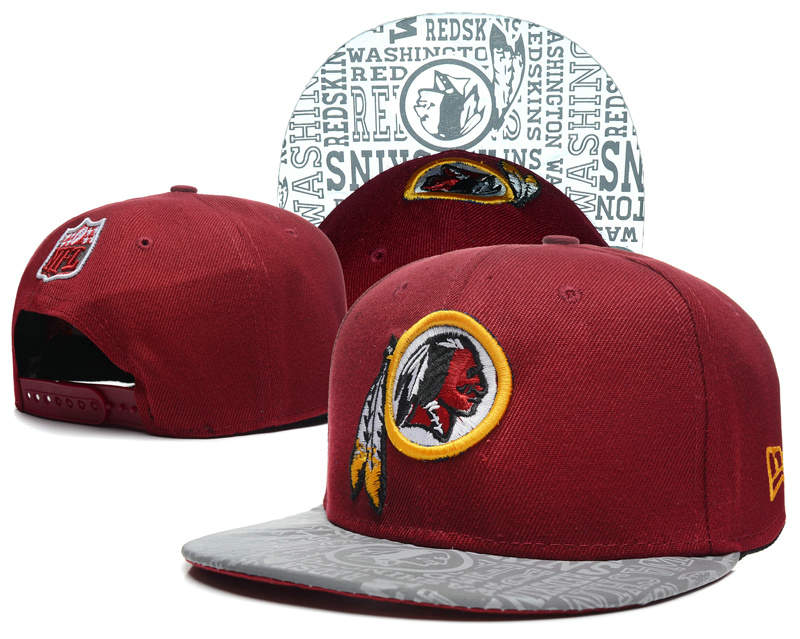 Washington Redskins 2014 Draft Reflective Red Snapback Hat SD 0613